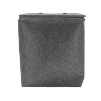 Grey laundry basket "Felt"