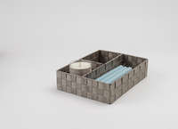 "Stan" Drawer Organiser with 3 Compartments - Taupe