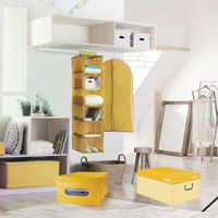 Hanging Shoe Organiser - Yellow