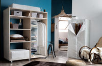 Ikat Beige flexible shoe organiser