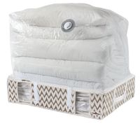 Compactor Ikat Semi-Rigid Vacuum Storage Bag – XXL - Beige/White
