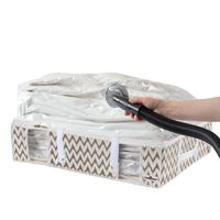 Compactor Ikat Semi-Rigid Vacuum Storage Bag – XXL - Beige/White