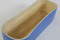 Bamboo Cutlery Tray - Indigo Blue