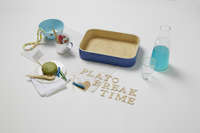 Bamboo Storage Tray - Indigo Blue