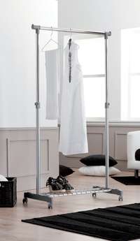 Loft Steel Adjustable Clothes Hanging Rail
