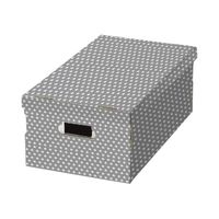 Set Of 2 Grey "Stars" Boxes