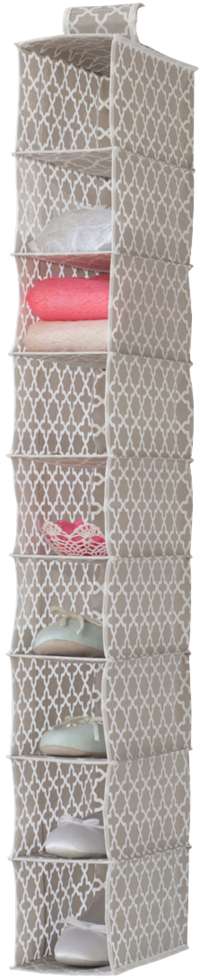 Madison Hanging Shoe Organiser with 9 Compartments