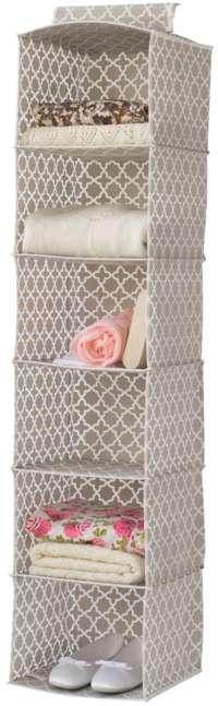 Madison Hanging Clothes Organiser with 6 Compartments