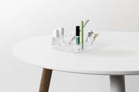 Square Make-up and Jewellery Organiser - Transparent