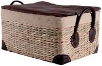 "Pampa" Seagrass Storage Basket with Handles