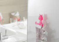 Pink Cat Funny Hook x 3