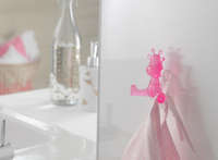 Pink Giraffe Funny Hook x 3