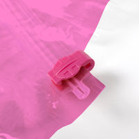 Pack of 5 space saving vacuum bags 'Aspispace' L - pink