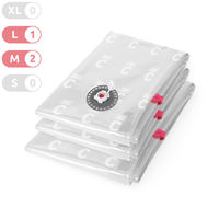 "Aspispace" Set of 3 Medium and Large Space Saving Vacuum Storage Bags - 2 Medium and 1 Large