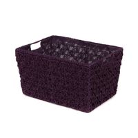 Storage basket 'Aunty'  plum colour - Large