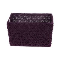 Storage basket 'Aunty'  plum colour - Large