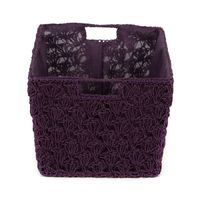 Storage basket 'Aunty'  plum colour - Large