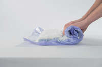 Set of 6 Manual Roll Up Space Saving Travel Storage Bags  - Small, Medium and Large