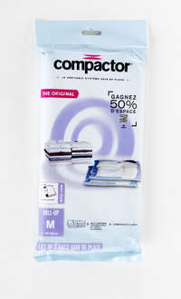 Set of 4 Medium Manual Roll Up Space Saving Travel Storage Bags