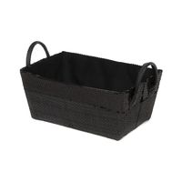 "Glam" Small Woven Storage Basket