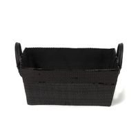 "Glam" Small Woven Storage Basket