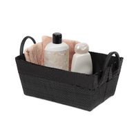 "Glam" Small Woven Storage Basket