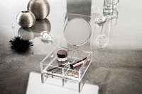 Make-Up and Jewellery Drawer Organiser and Compact Set - Transparent