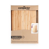 "Bamboo" Round Foldable Laundry Basket