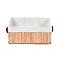 "Bamboo" Foldable Storage Basket
