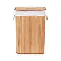 "Bamboo" Rectangle Foldable Laundry Basket