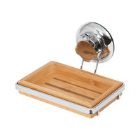Bestlock Suction Wall Mountable Soap Dish - Bamboo