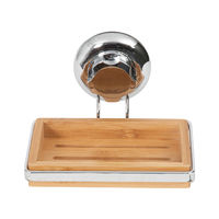 Bestlock Suction Wall Mountable Soap Dish - Bamboo