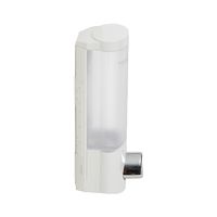 Stick On Single 360ml Soap/Shampoo Dispenser - White