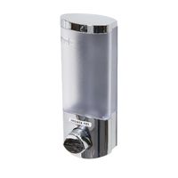 Stick On Single 360ml Soap/Shampoo Dispenser - Chrome