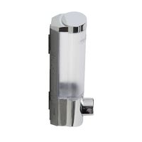 Stick On Single 360ml Soap/Shampoo Dispenser - Chrome