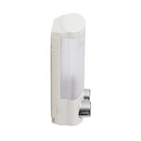 Stick On Double 2 x 310ml Soap/Shampoo Dispenser - White