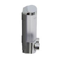 Stick On Double 2 x 310ml Soap/Shampoo Dispenser - Chrome