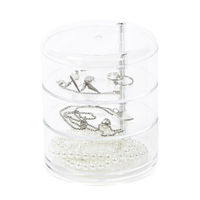 Swivel Jewellery Holder - Transparent