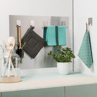 Magnetic Stainless Steel Kitchen Splashback and Memo Board - Small