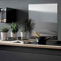 Magnetic Stainless Steel Kitchen Splashback and Memo Board - Small
