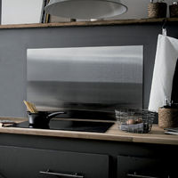 Magnetic Stainless Steel Kitchen Splashback and Memo Board - Large