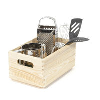 Small Natural Pine Wood Storage Box