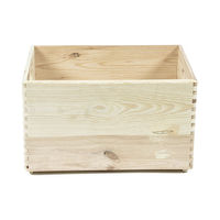 Large Natural Pine Wood Storage Box