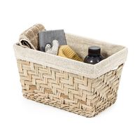 "Fiesta" Small Seagrass Storage Basket