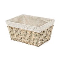 "Fiesta" Medium Seagrass Storage Basket