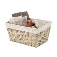 "Fiesta" Medium Seagrass Storage Basket