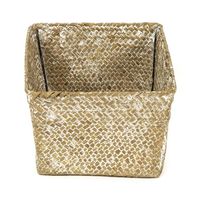 "Kito" Seagrass Storage Basket - Beige