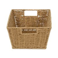 "Etna" Woven Storage Basket - Beige