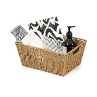 "Etna" Woven Storage Basket - Beige