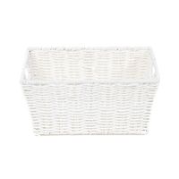 "Etna" Woven Storage Basket - White
